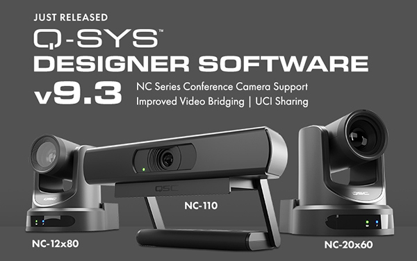 You are currently viewing New Release: Q-SYS Designer Software v9.3